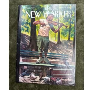 The New Yorker Magazine Sept 15 2025 Kadir Nelson The Soloist Hermes Ad